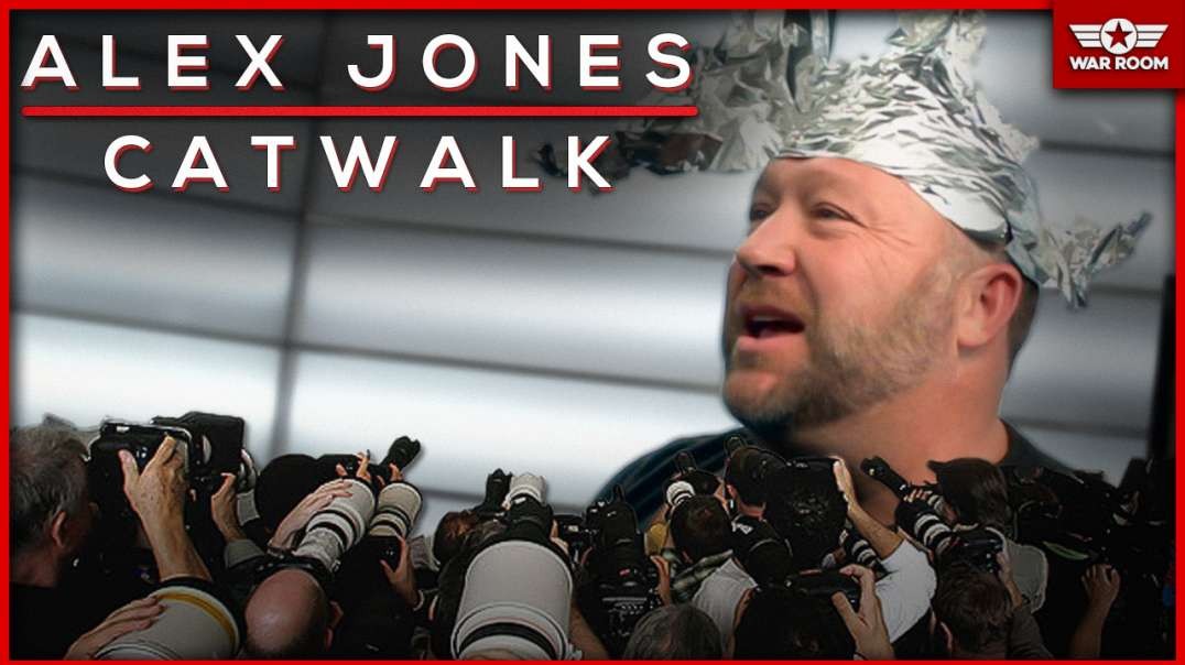 Alex Jones Hits The Catwalk With Tinfoil Hat