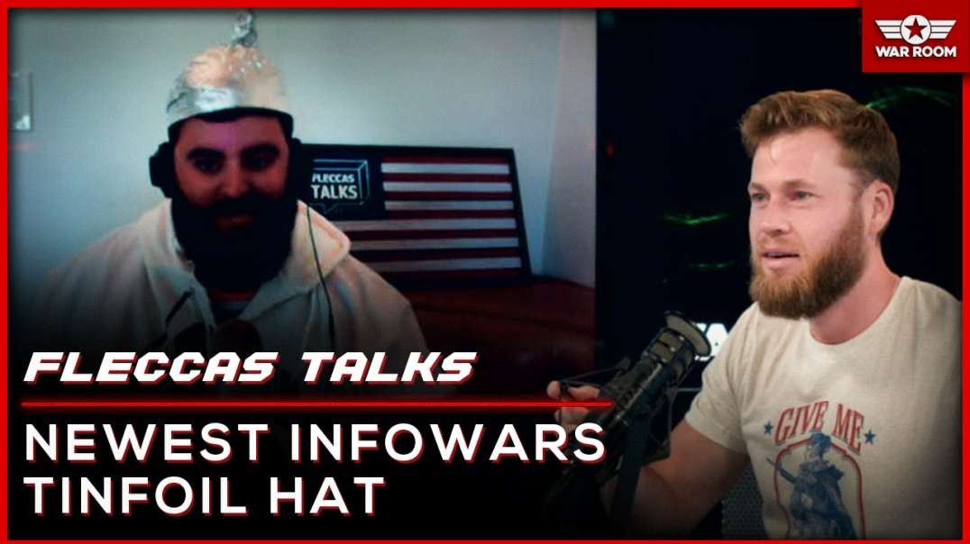 Fleccas Talks Receives The First Infowars Tinfoil Hat