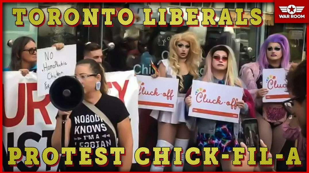 Liberal Protesters Stage Die In At Toronto Chick-fil-A
