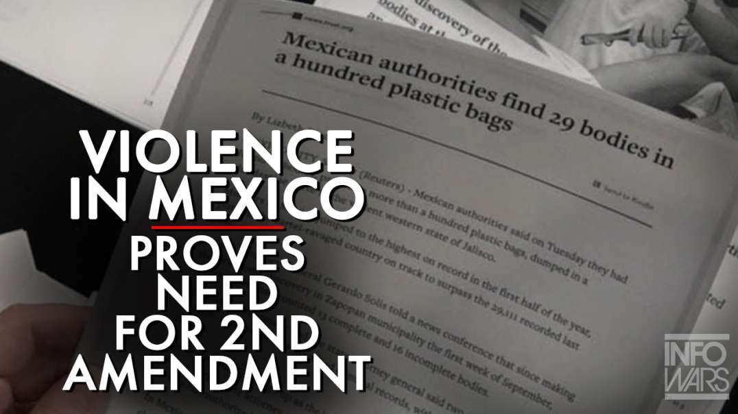 Violence Reaches New Peak In Mexico As Democrats Cry About Guns