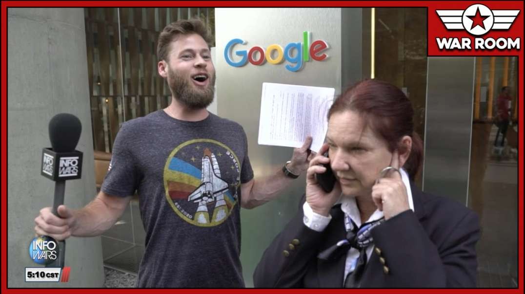 Google Security Fails To Remove Owen Shroyer From Public Sidewalk