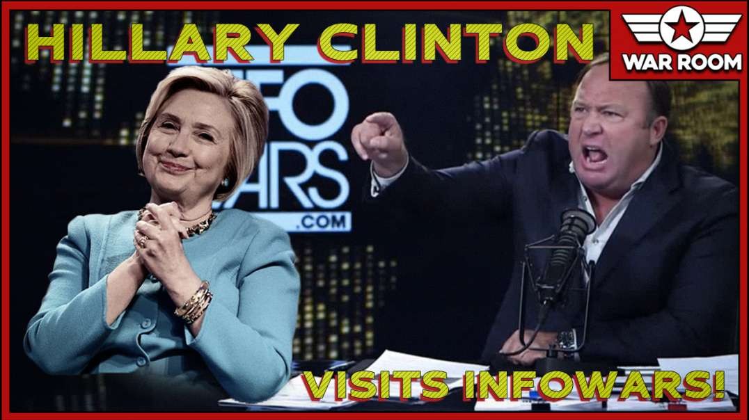 You Won't Believe This! Hillary Clinton Visits Infowars Studios!