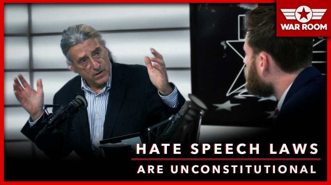 Constitutional Lawyer Argues Hate Speech Laws Are Unconstitutional