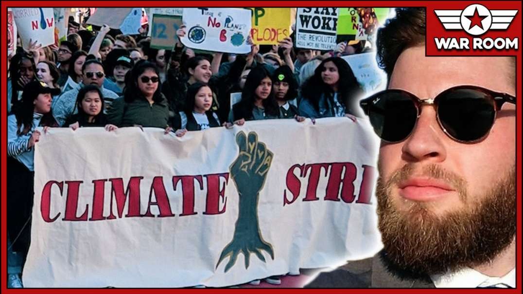 Owen Shroyer Goes Live Inside Of UT Climate Change Protest