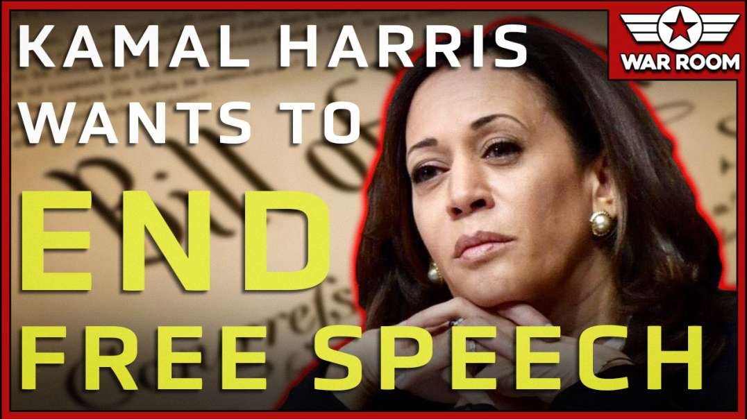 Kamala Harris Calls For The End Of The First Amendment