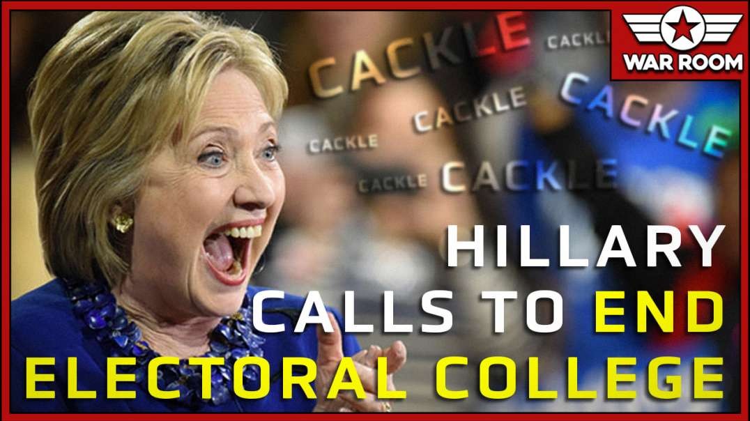 Hillary Clinton Calls To End Electoral College And Cackles Like Evil Witch