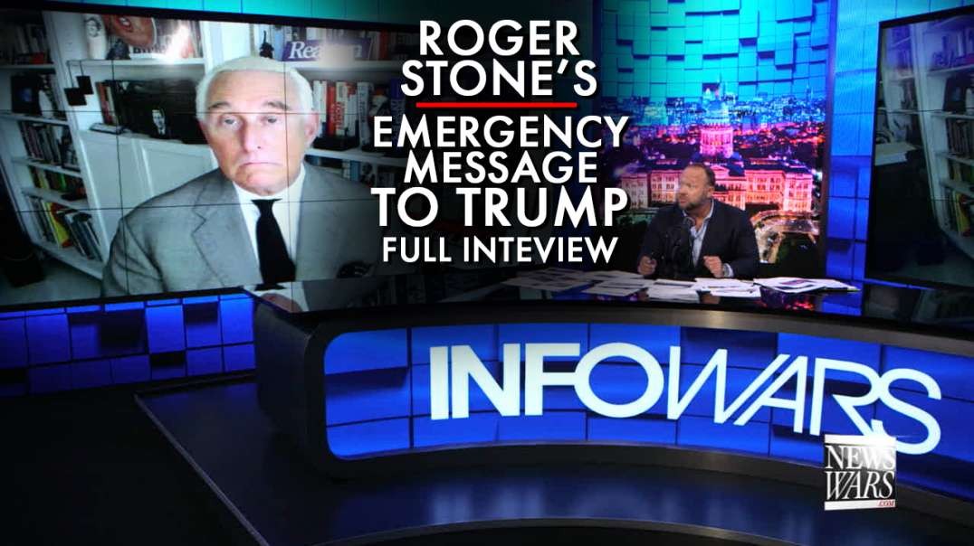 Roger Stone's Emergency Message To Trump - FULL INTERVIEW