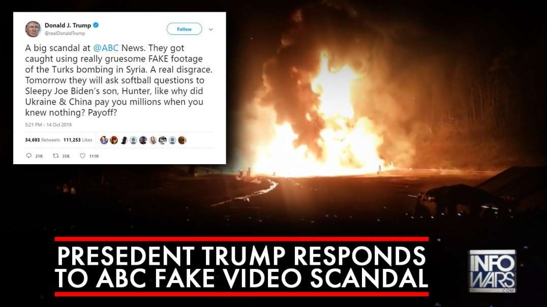 President Trump Responds To ABC Fake Video Scandal