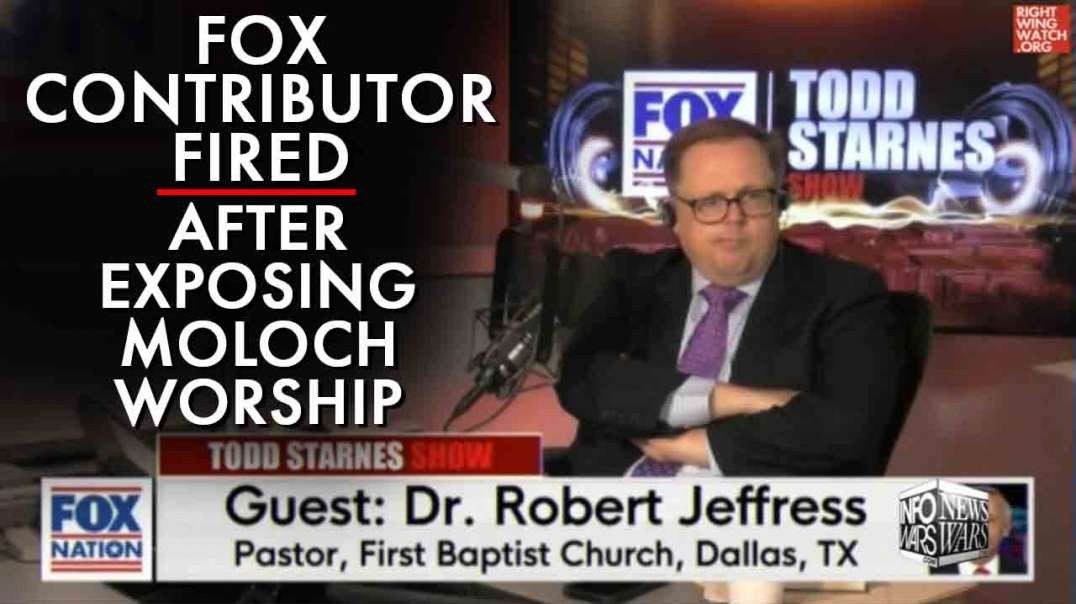 Fox News Contributor Fired After Exposing Dems' Moloch Worship