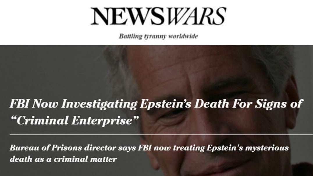 Epstein Death Being Investigated For Criminal Enterprise