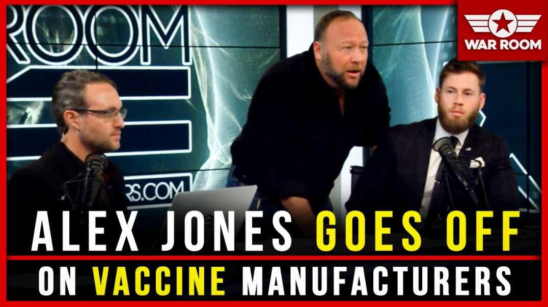 Alex Jones Goes Off On Vaccine Manufacturers That Damage Children