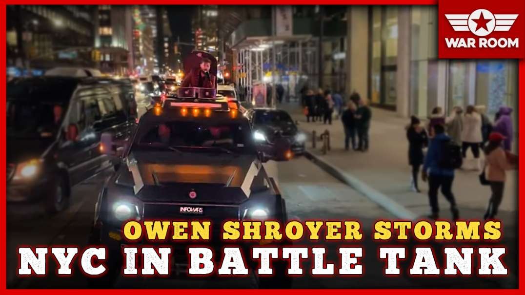 Owen Storms New York City In The Bad Ass Battle Tank