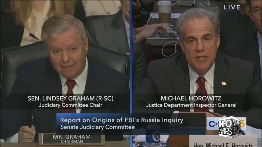 VIDEO: IG Horowitz Admits FBI Engaged In Illegal Surveillance Of Trump Campaign