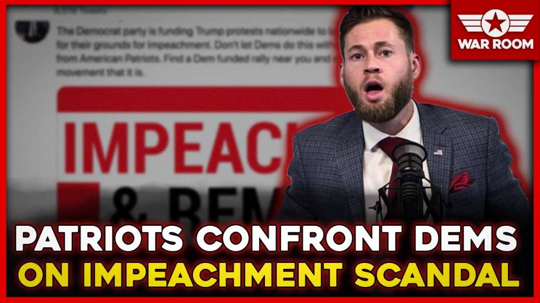 Dozens Of Patriots Confronting Democrats On Impeachment Scandal