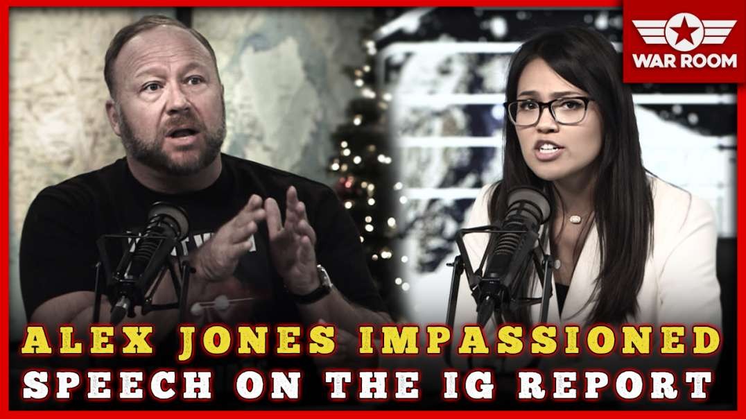 Listen To Alex Jones' Impassioned Speech On The IG Report