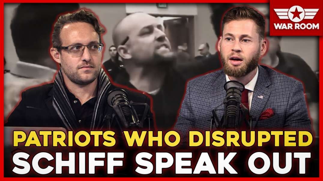 Patriots Who Disrupted Adam Schiff Speech In California Speak Out