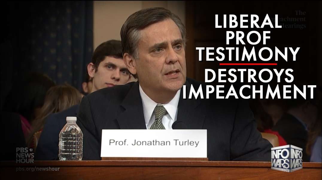MUST SEE: Liberal Professor's Testimony Destroys Impeachment Hoax