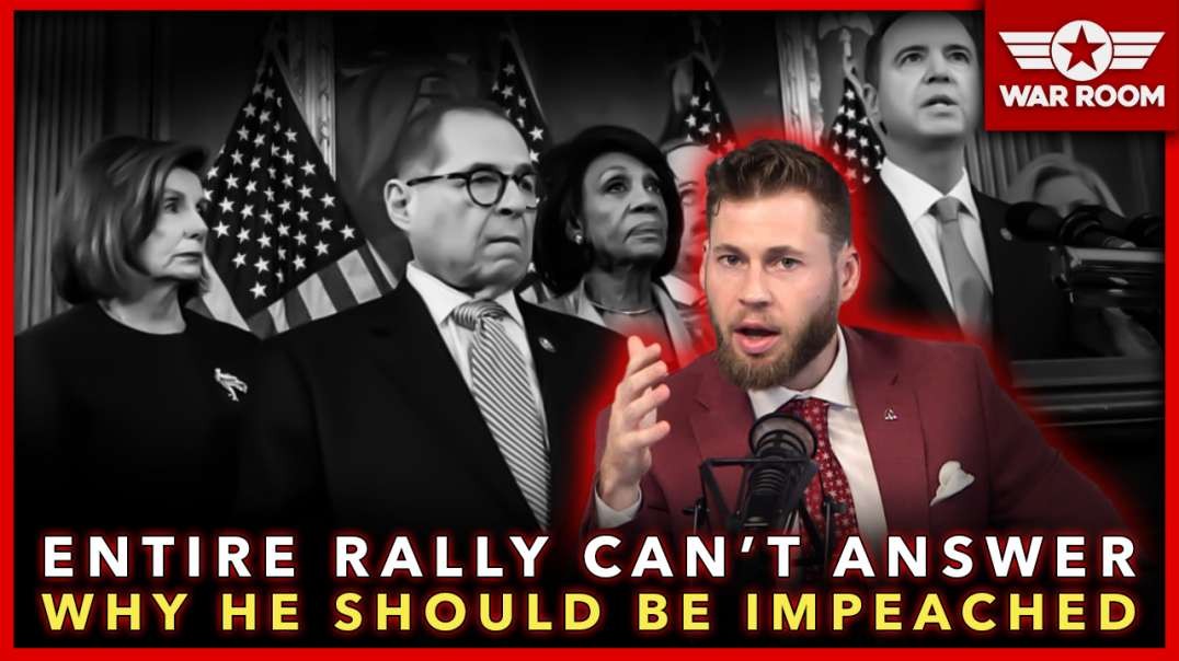 Entire Impeach Trump Rally Can’t Answer Why He Should Be Impeached!