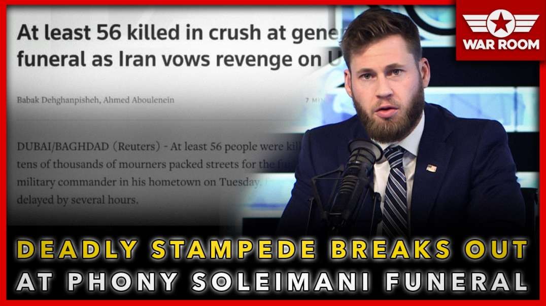 Deadly Stampede Breaks Out At Phony Soleimani Funeral!