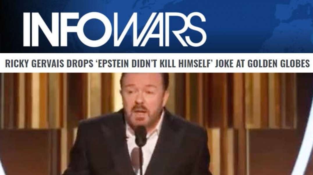 Ricky Gervais Calls Out Hollywood Pedophile Predators At Golden Globes