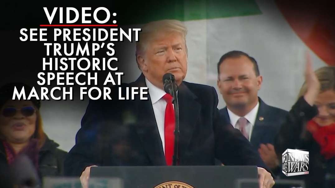 VIDEO: See Trump's Historic Speech At March For Life