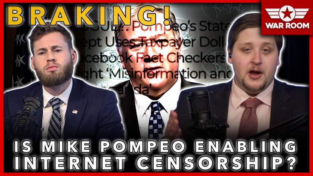 BREAKING: Is Mike Pompeo Enabling Internet Censorship Of Trump Supporters?