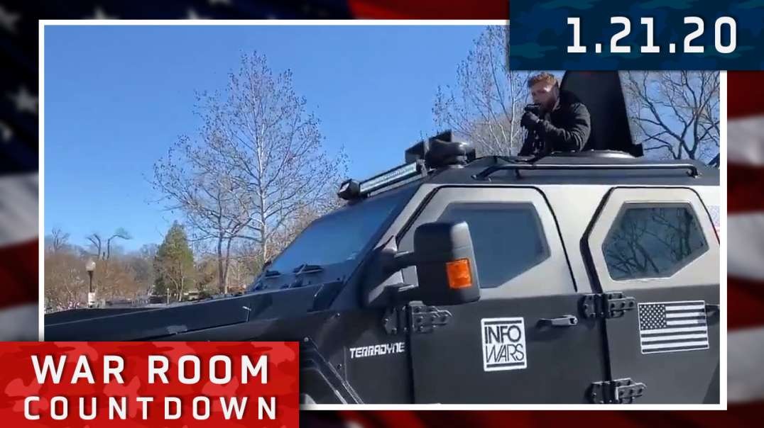 Countdown: Owen Spreads Red Pills From The Infowars Battle Tank