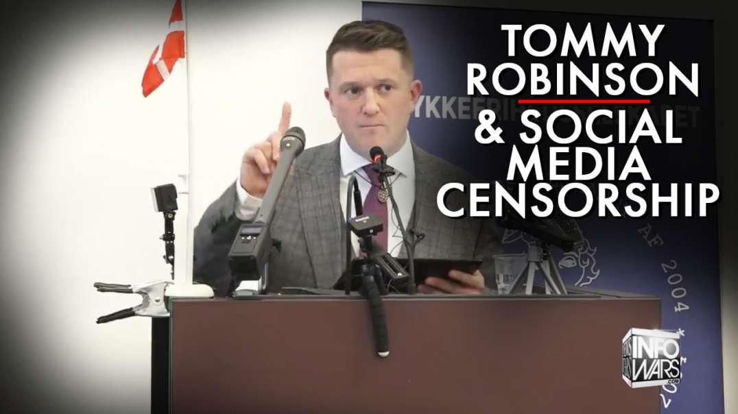 Tommy Robinson And Social Media Censorship