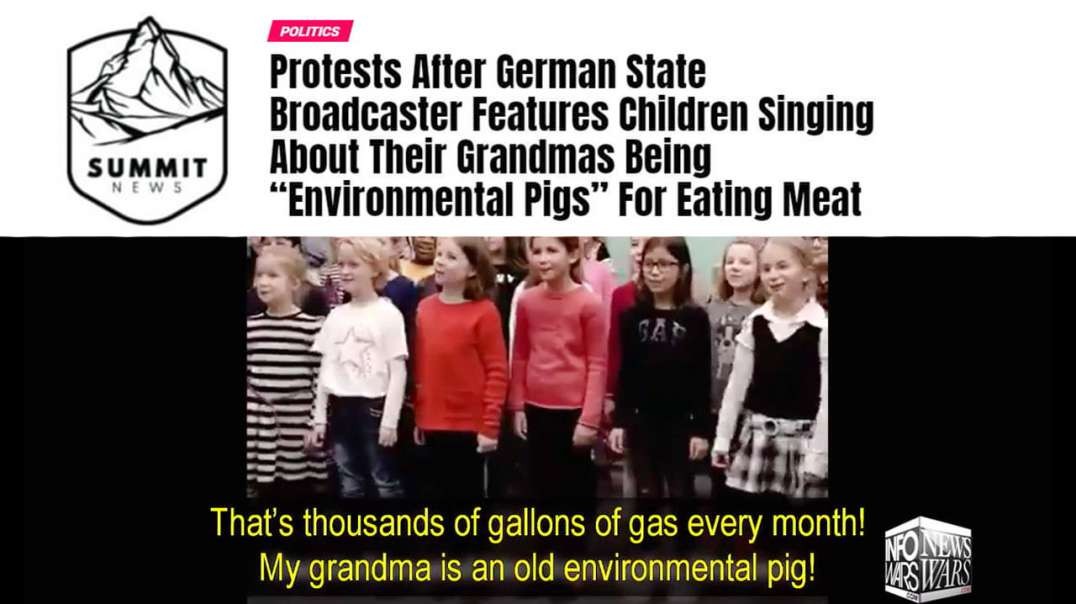 German Grandmas Protest Against Their Grandkids Being Indoctrinated To Hate Them