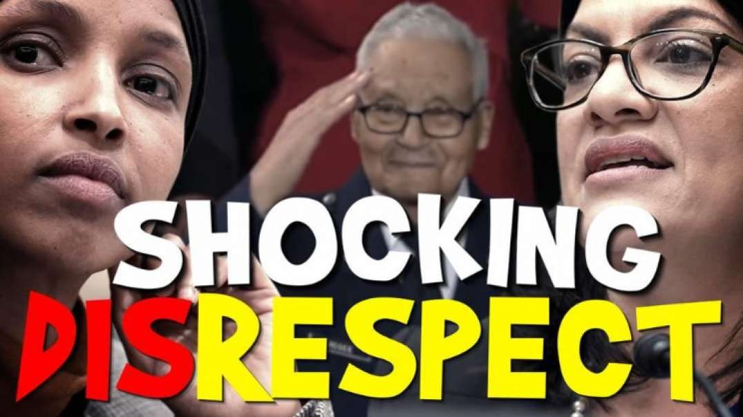 Shocking Disrespect Caught On Camera! Omar & Tlaib Refuse To Honor Black WWII Hero