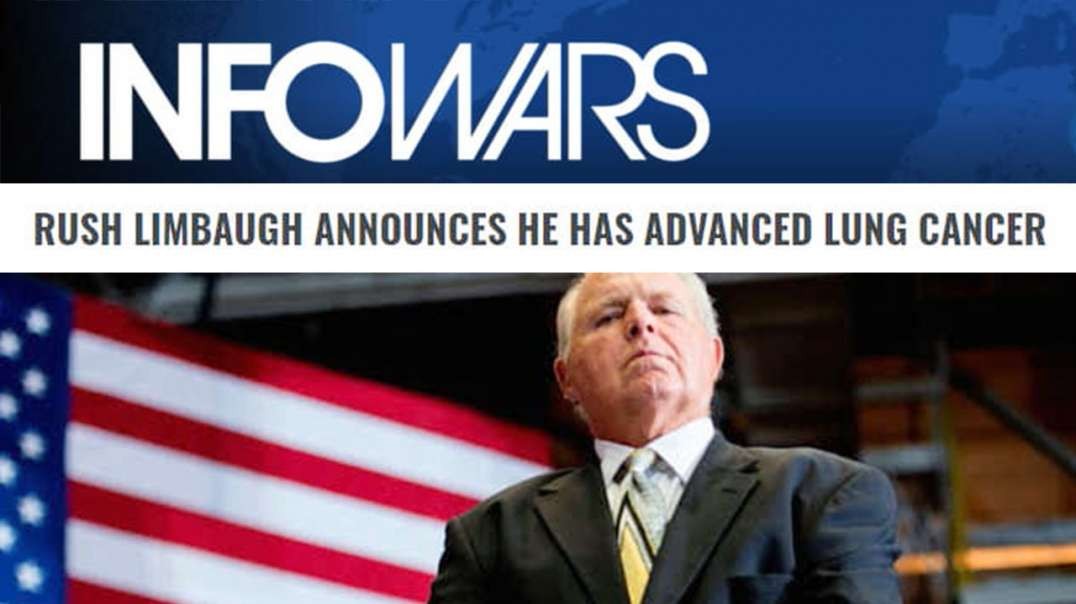 Rush Limbaugh Announces He Has Cancer, Leftists Celebrate