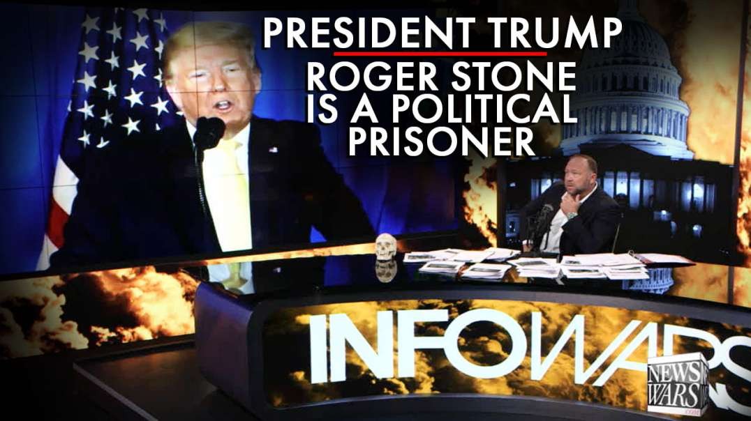 VIDEO: President Trump Says Roger Stone Is A Political Prisoner