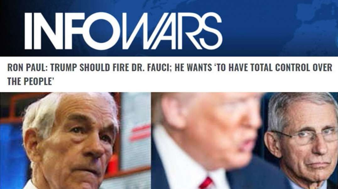 VIDEO: Learn Why Trump Will Fire Fauci