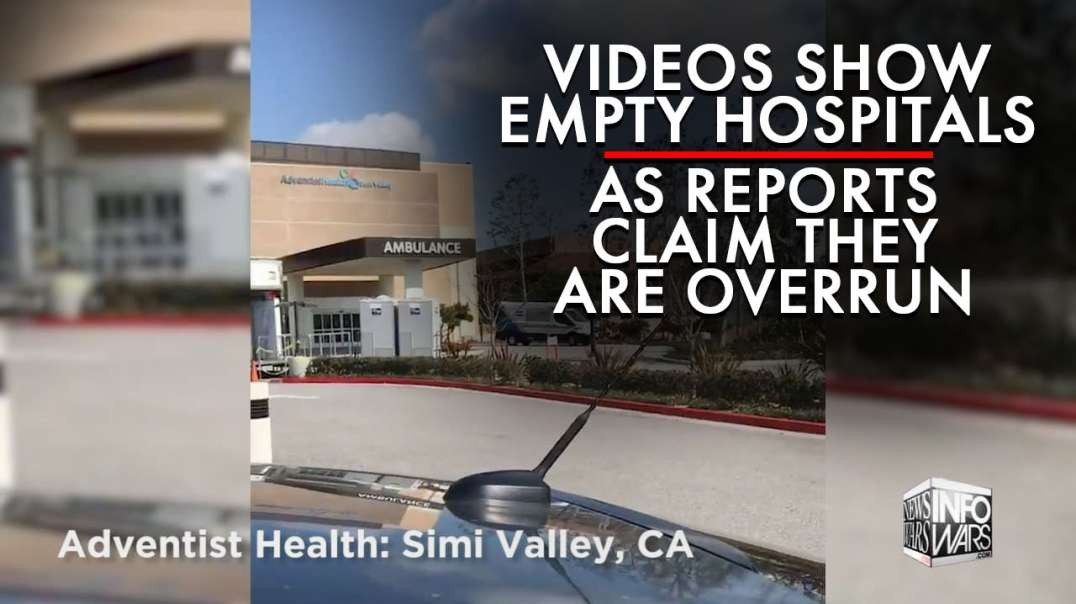 Hundreds of Citizen Videos Prove Hospitals Are Empty when MSM Claims They Are Full