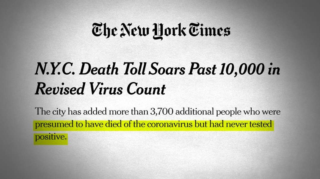 New York Times Admits Coronavirus Death Numbers Exaggerated