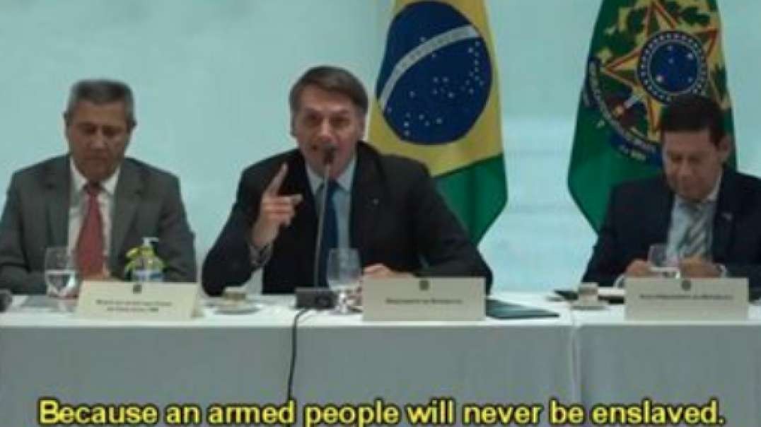 VIDEO: Brazilian President Says Lockdown Is Communist Plot To Enslave The People