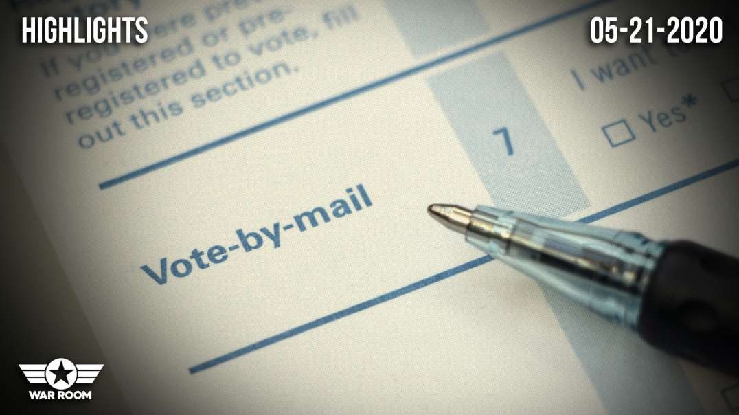 HIGHLIGHTS - Vote By Mail Will Be Used To Make Sure Republicans Never Win Again