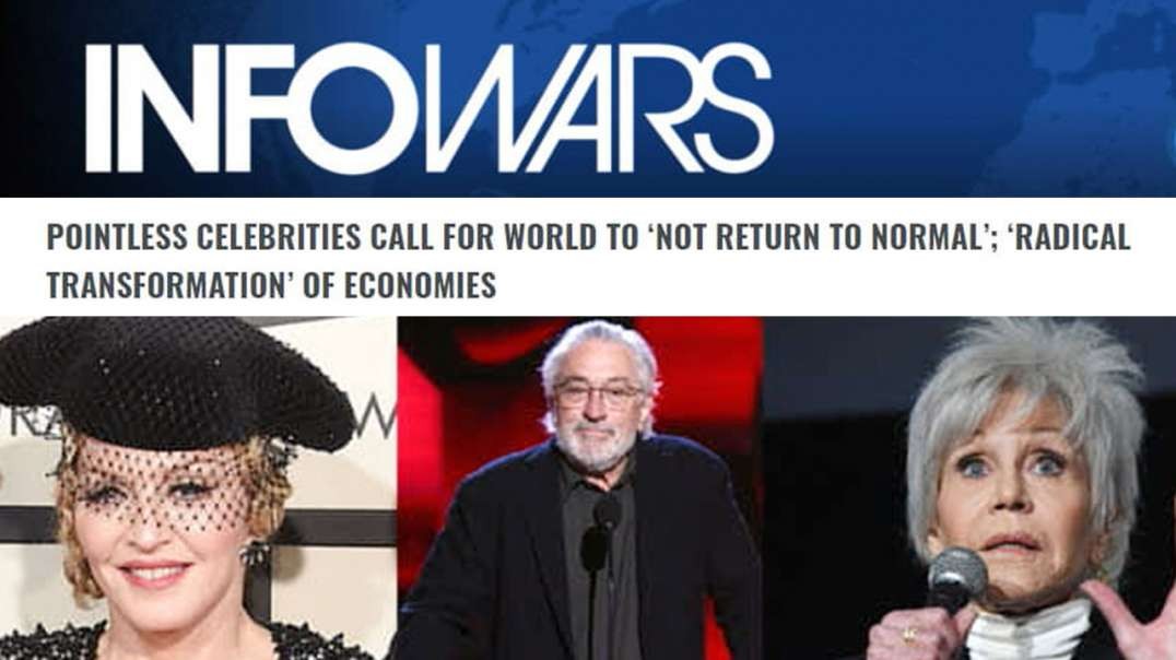 Hollywood Leaders Call for Permanent Lockdown, Endorse Bill Gates' Depopulation