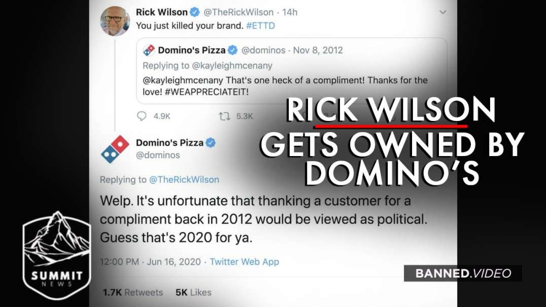 Rick Wilson Gets Owned By Domino’s Pizza
