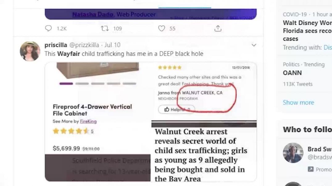 Wayfair/Pizzagate 2.0 Addressed by Alex Jones