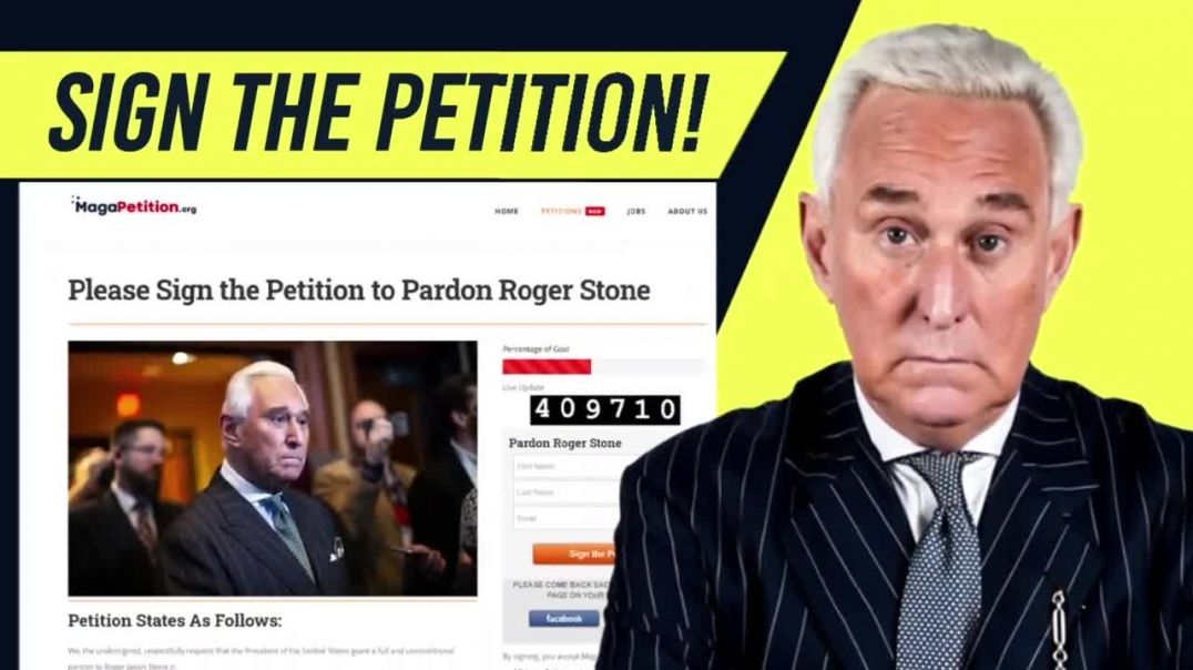 Roger Stone's Wife Pleads With President Trump To Pardon Him