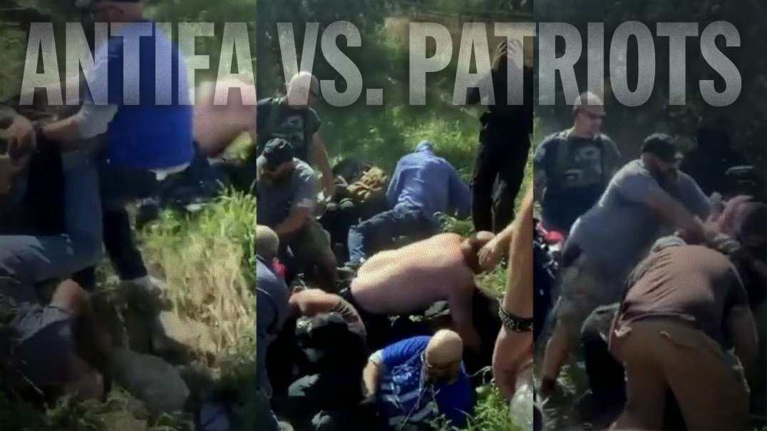 ANTIFA Chased Into A Ditch By Patriots In Colorado