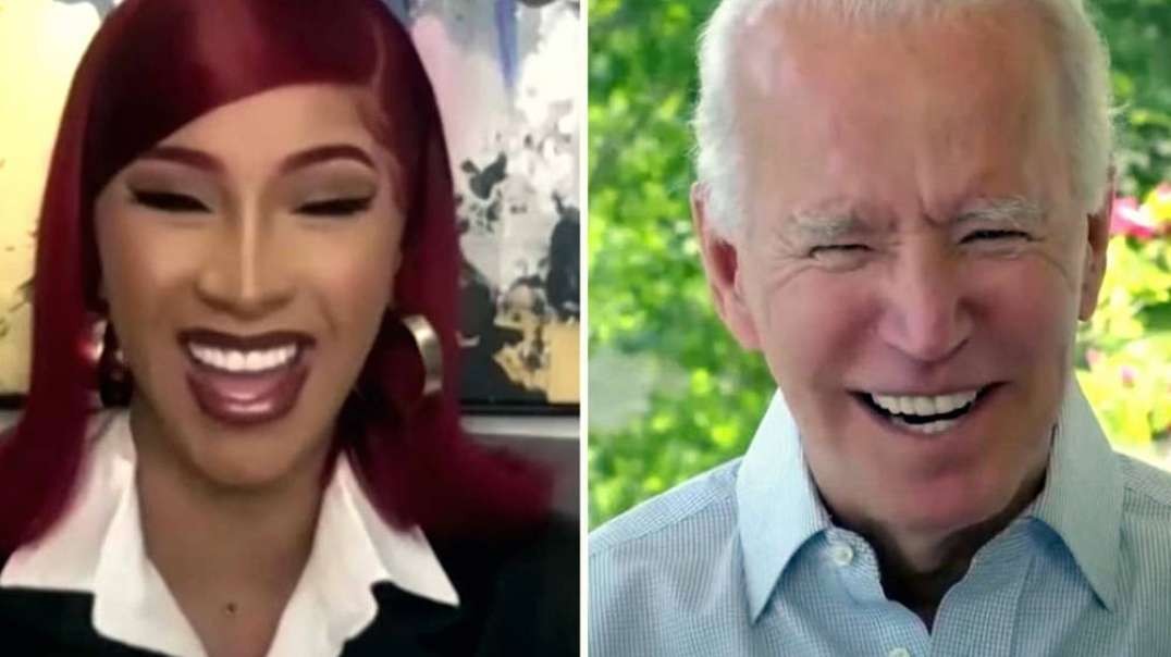 CARDI B DRESSES LIKE DEMON FOR JOE BIDEN INTERVIEW