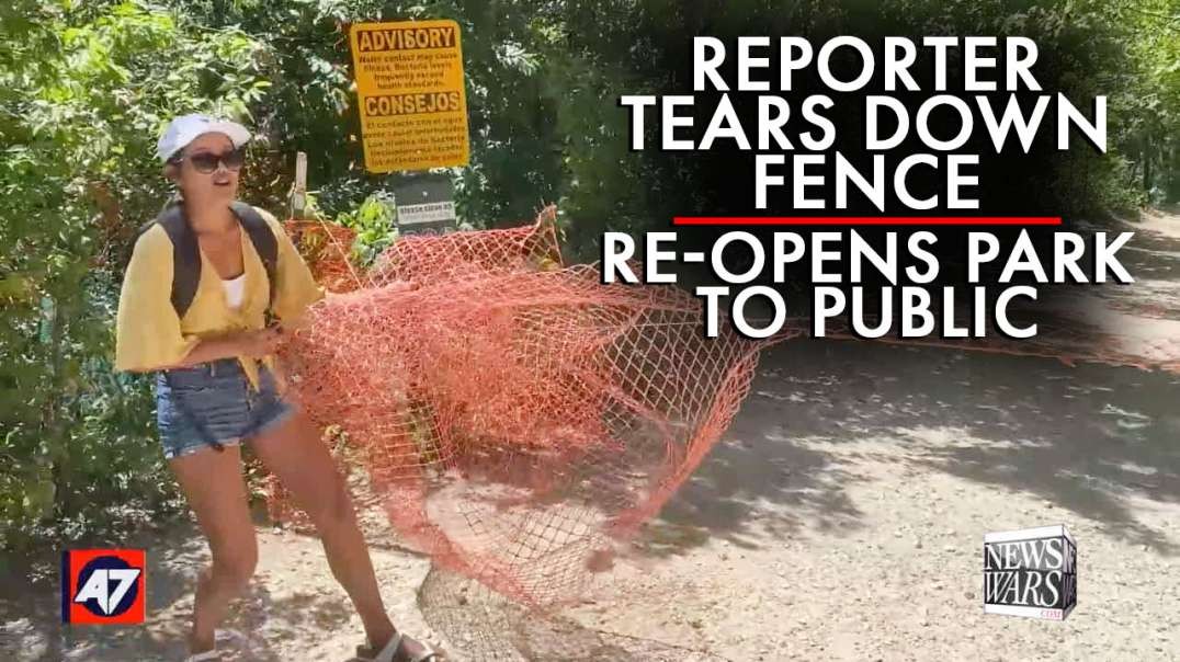 Reporter Tears Down Illegal Fences to Re-Open Park to the Public