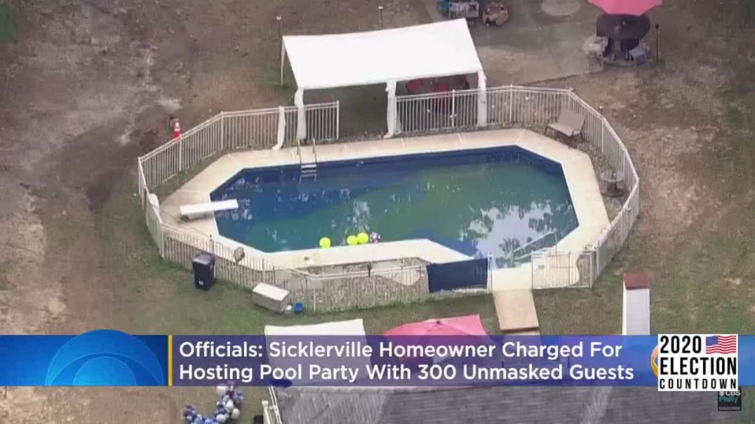 NJ Homeowner Charged for Hosting Pool Party With Guests Not Wearing Masks