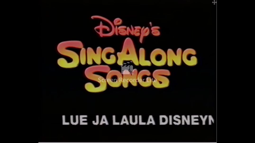 Disneys Sing Along Songs Aladdin (1994) VHSRIPPEN (Finska) Trailer