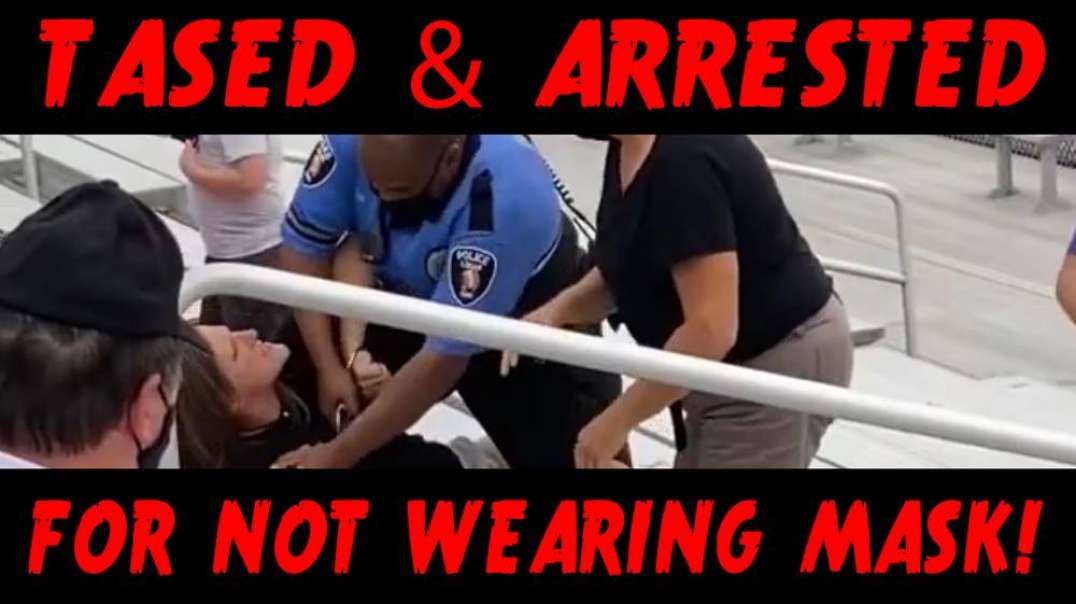 SHOCK VIDEO: Officer Tasers Mom for Not Wearing Mask at Junior High Football Game