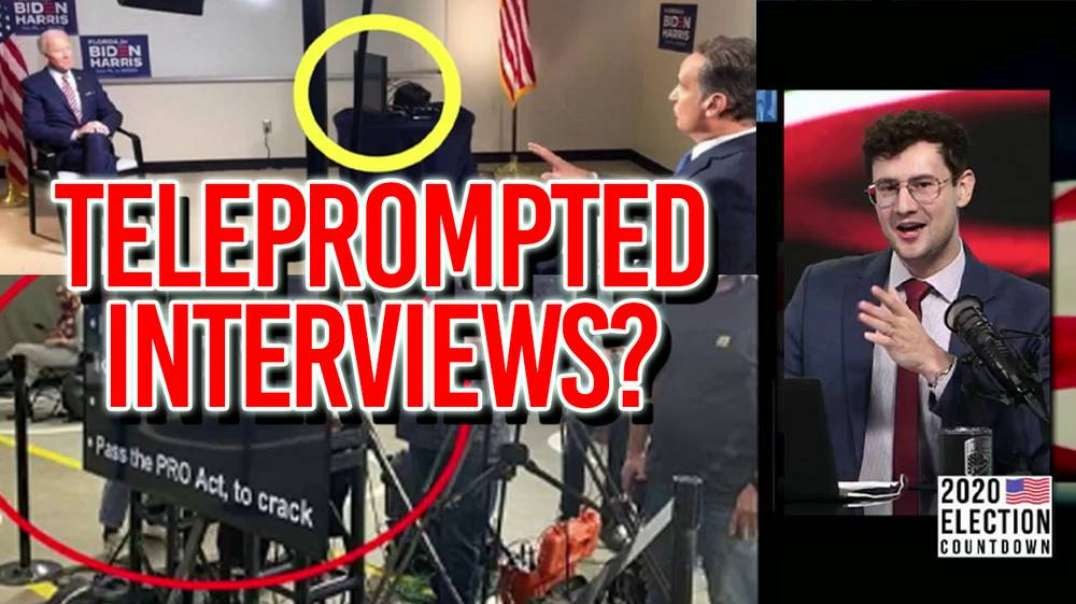 Biden Caught Using Teleprompter During One On One Interview