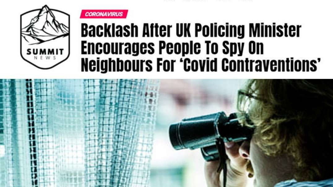 UK Told to Snitch on Their Neighbors for Covid