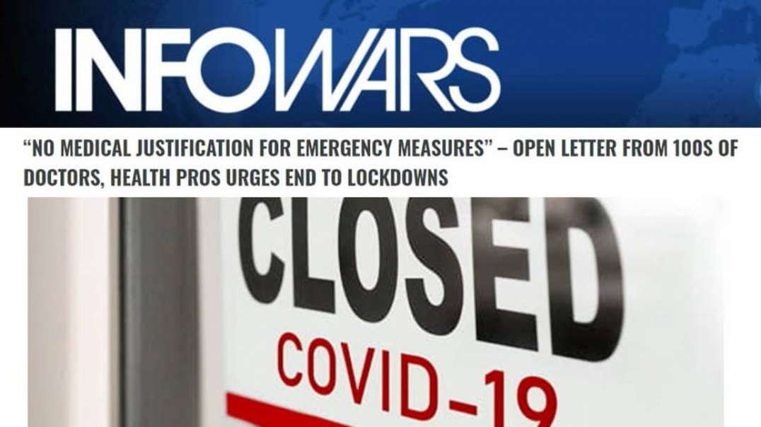 Doctors Demand End to Authoritarian Covid Lockdown